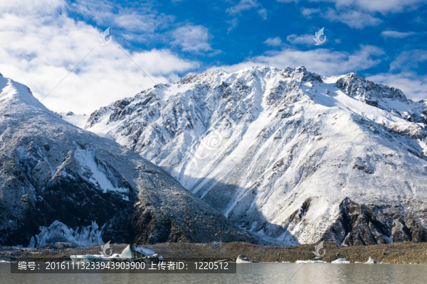 塔斯曼冰川湖