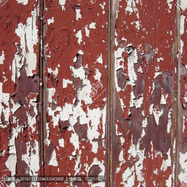 剝落的油漆的木材。