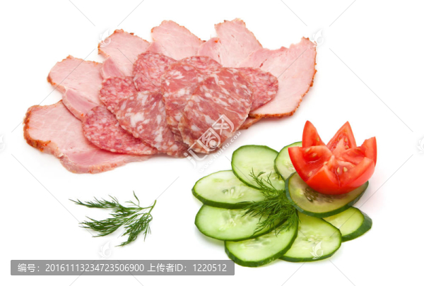 意大利臘腸；火腿和蔬菜