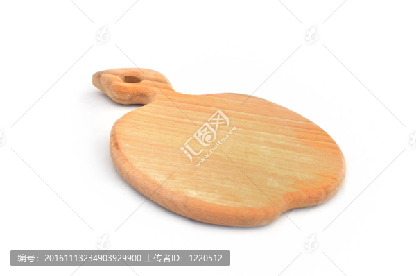 具有白色背景的木制廚房板