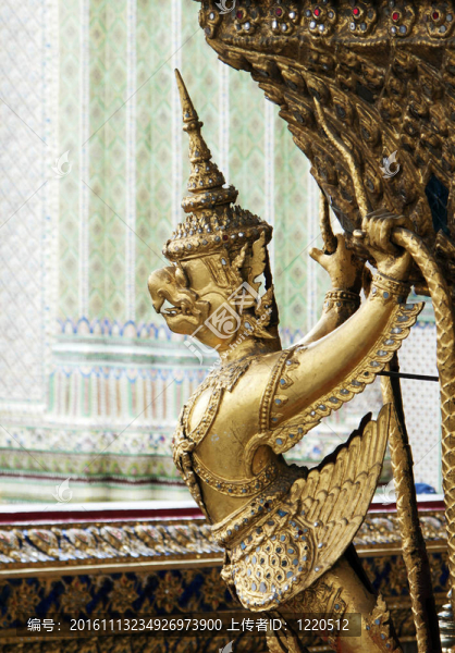 泰國曼谷大皇宮雕像