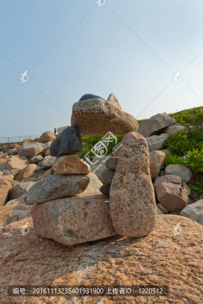 羅得島海岸的日落景色。