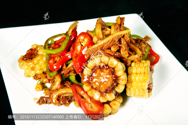 玉米燒牛肚