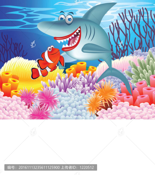 小丑魚和鯊魚