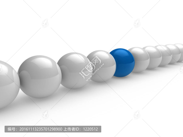 三維球藍白線
