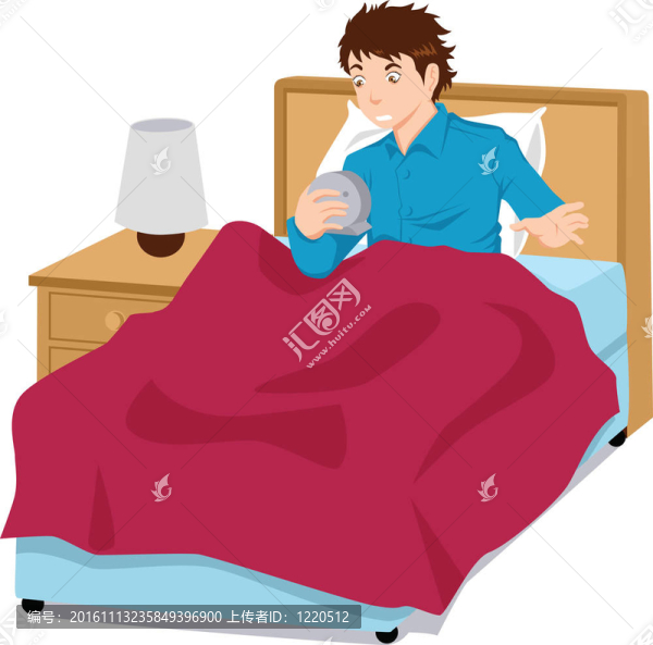 起床晚了