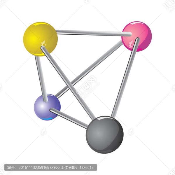 用CMYK顏色簡單的分子
