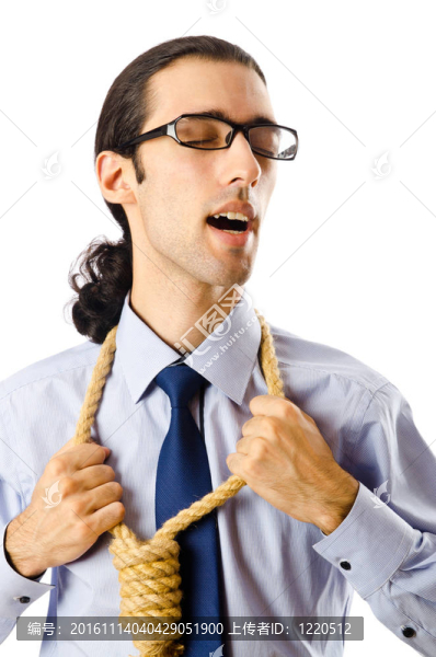 商人與自殺的想法