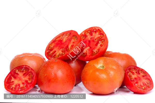 鮮紅色的西紅柿