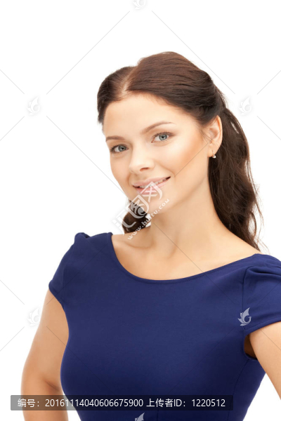 幸福和微笑的女人