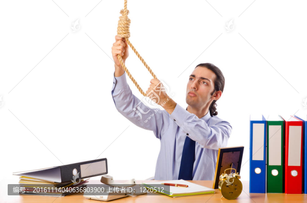 商人與自殺的想法