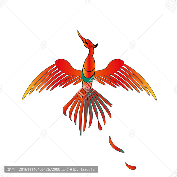 神秘的金鳥與羽毛的火