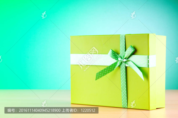 禮品盒的慶祝概念