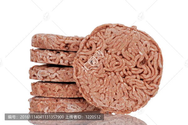 特寫冷凍漢堡