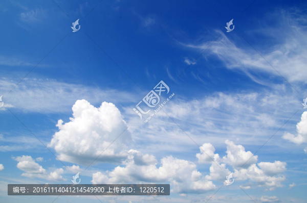 藍色的天空