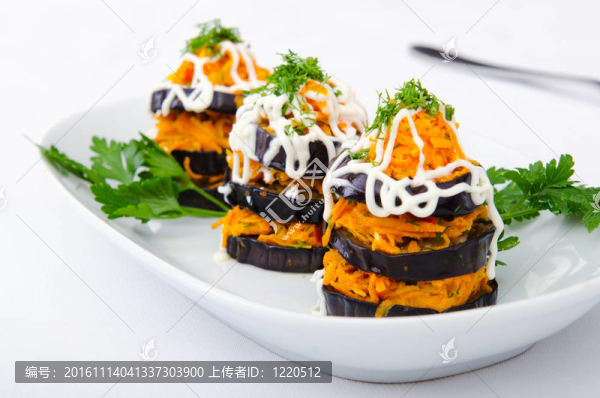 盤子里的沙拉