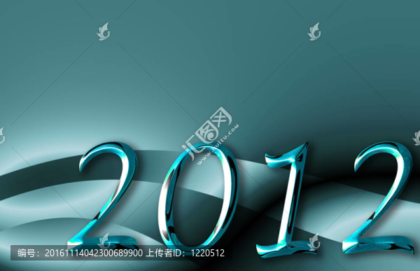 2012新年快樂背景與分隔開；