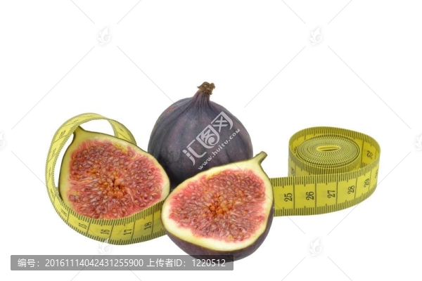 帶測(cè)量帶的無花果