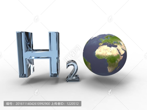 地球與地球水公式的三維圖解