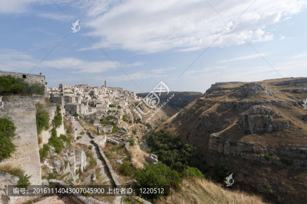 Matera（巴斯利卡塔大區(qū)；意大利）的老城區(qū)（Sassi）