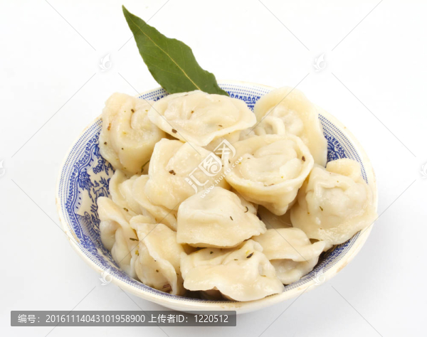 俄羅斯俄羅斯餃子肉餡的餃子與桂冠
