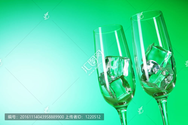 梯度背景水玻璃