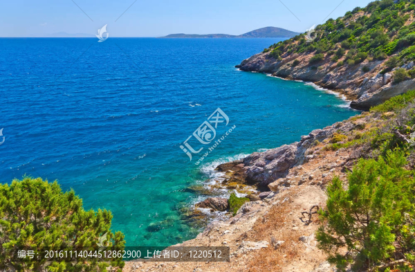 希臘波羅斯海景；
