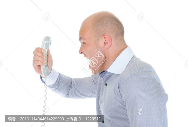 緊張的商人