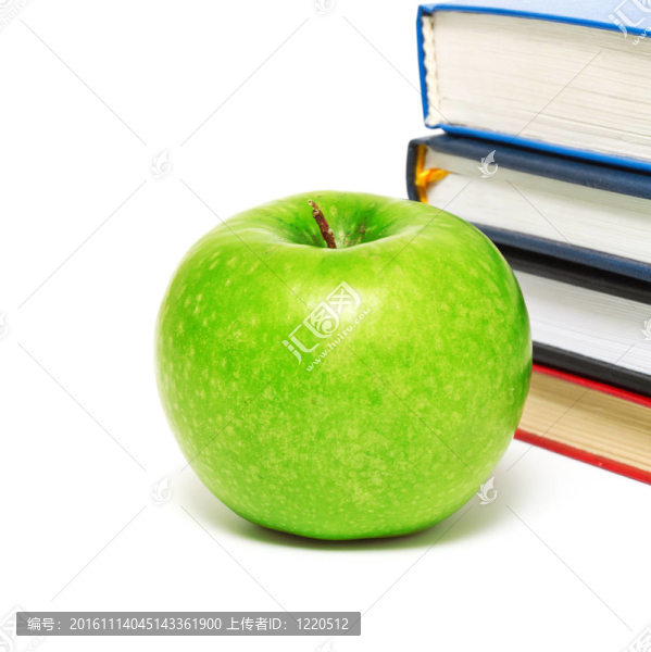 書和一個蘋果
