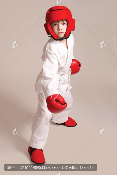 運動員的男孩