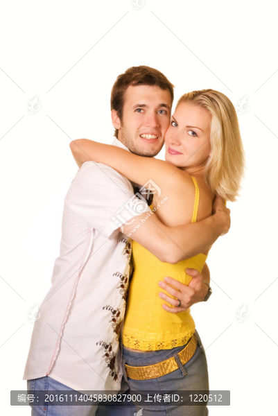 戀愛中的年輕夫婦