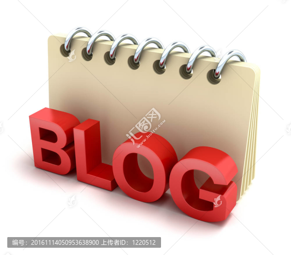 博客和記事本的3D圖標(biāo)