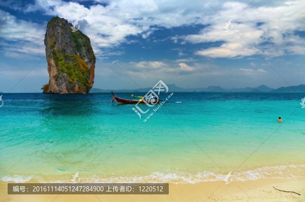 熱帶海灘；安達(dá)曼海；泰國