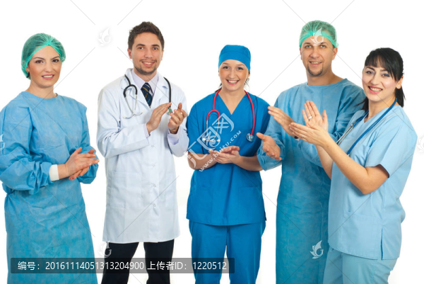 醫(yī)生團(tuán)隊(duì)鼓掌-匯圖網(wǎng) www.fosd68.com 醫(yī)生團(tuán)隊(duì)鼓掌