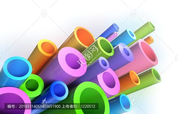 彩色管。背景圖案