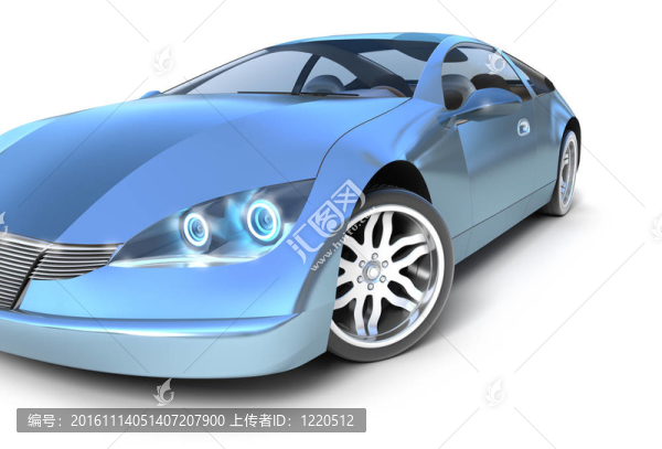 藍(lán)色運(yùn)動車。我自己設(shè)計(jì)的