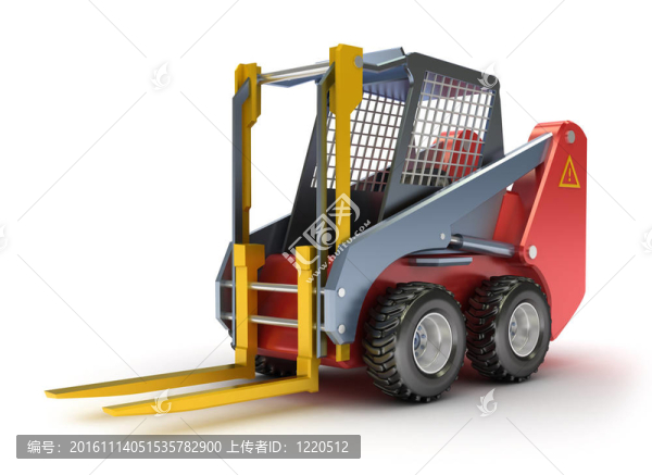 叉車機；白色隔離