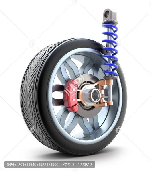 車輪；減震器和制動墊