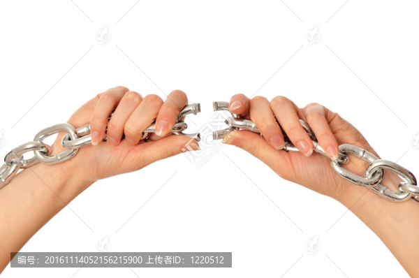撕裂一個(gè)沉重的鎖鏈