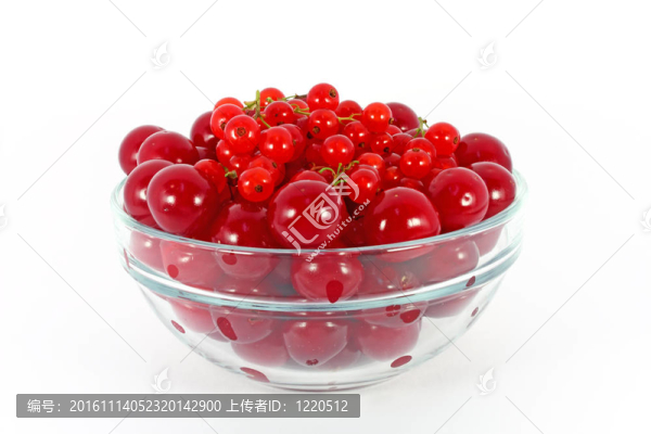 甜櫻桃和紅醋栗