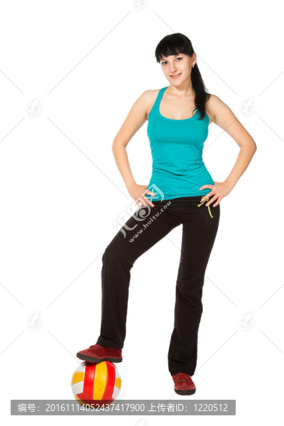 女人與球