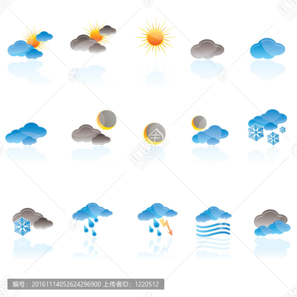天氣圖標(biāo)集
