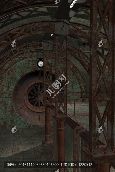 空蕩蕩的技術(shù)室。3D渲染與剪輯路徑和陰影超過白色