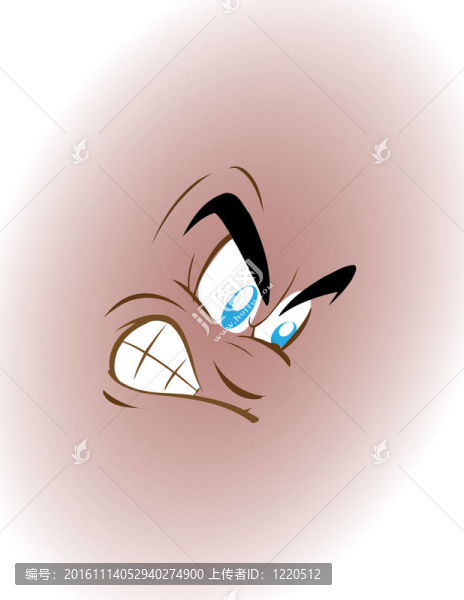 向量插圖一張臉