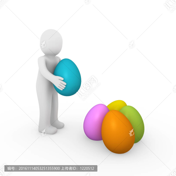 3D人類復活蛋