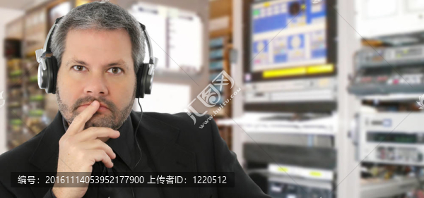 音響工程師電視演播室