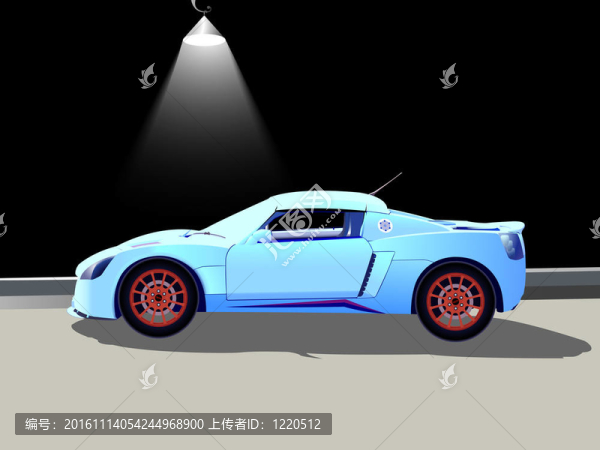 運(yùn)動(dòng)車和路燈