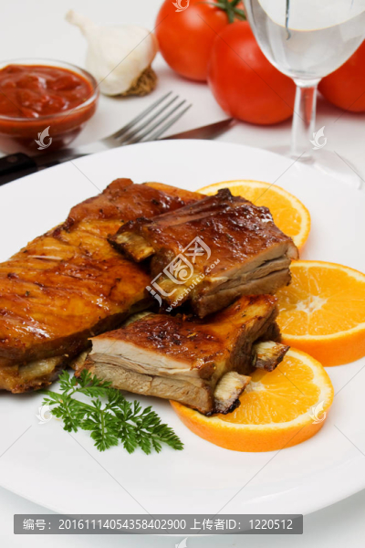 蜜汁烤排骨-匯圖網(wǎng) www.fosd68.com 蜜汁烤排骨