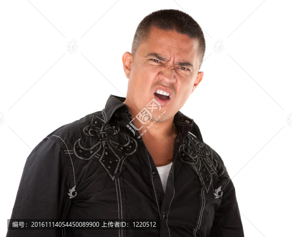 憤怒的西班牙男人