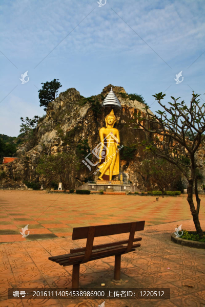 如來佛祖在Ratchaburi；泰國